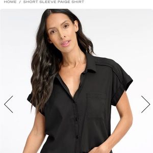 Splendid NWT Paige Shirt in Black Size S